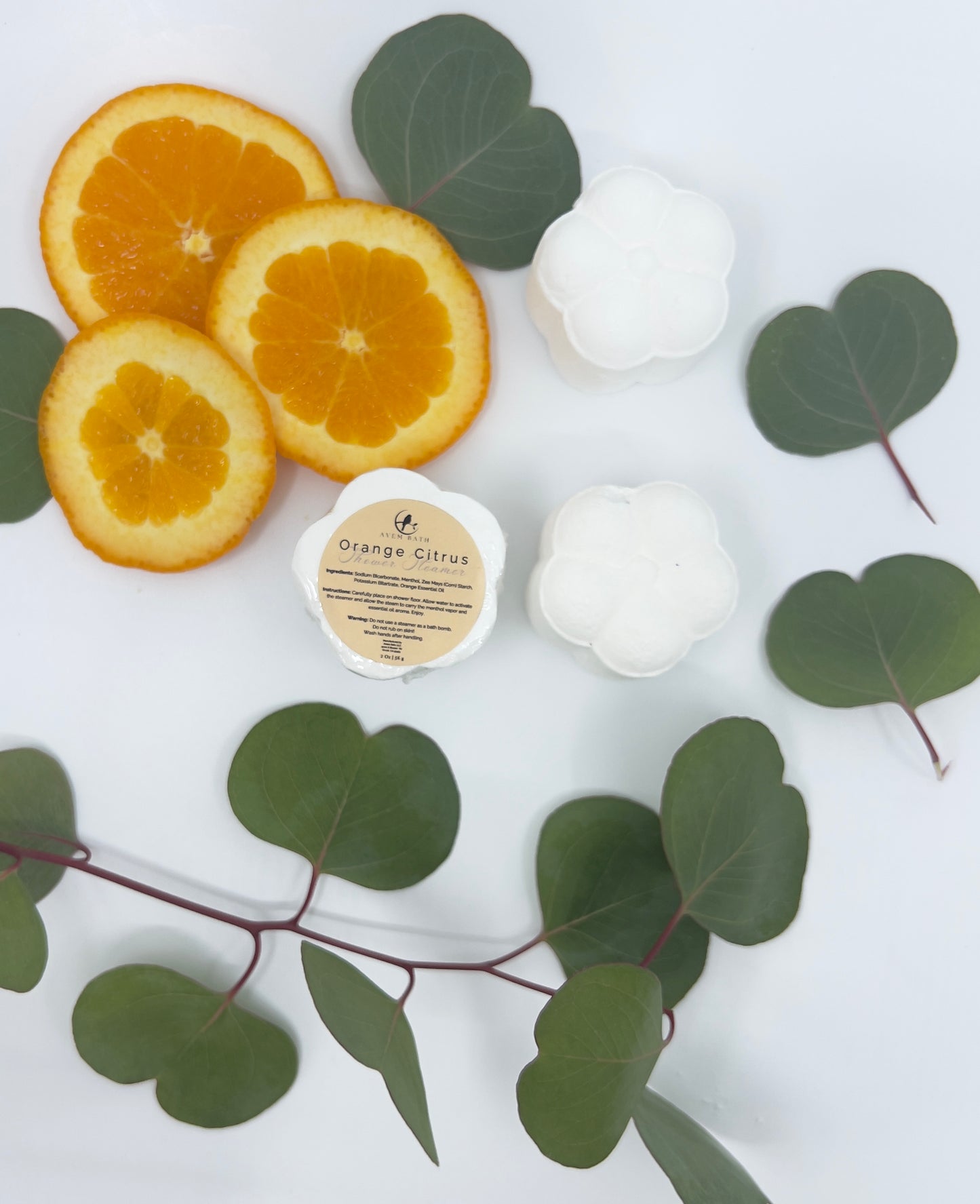 Orange Shower Flower (Set of 3)