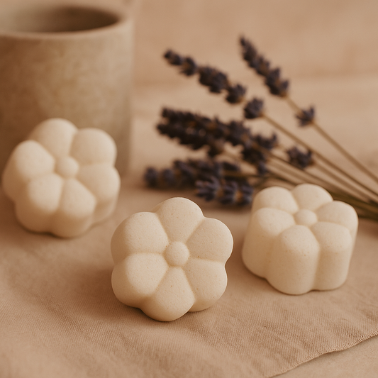 Lavender Shower Flower (Set of 3)