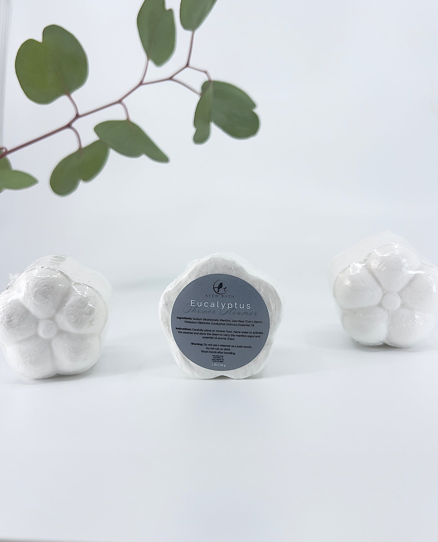 Eucalyptus Shower Flower (Set of 3)