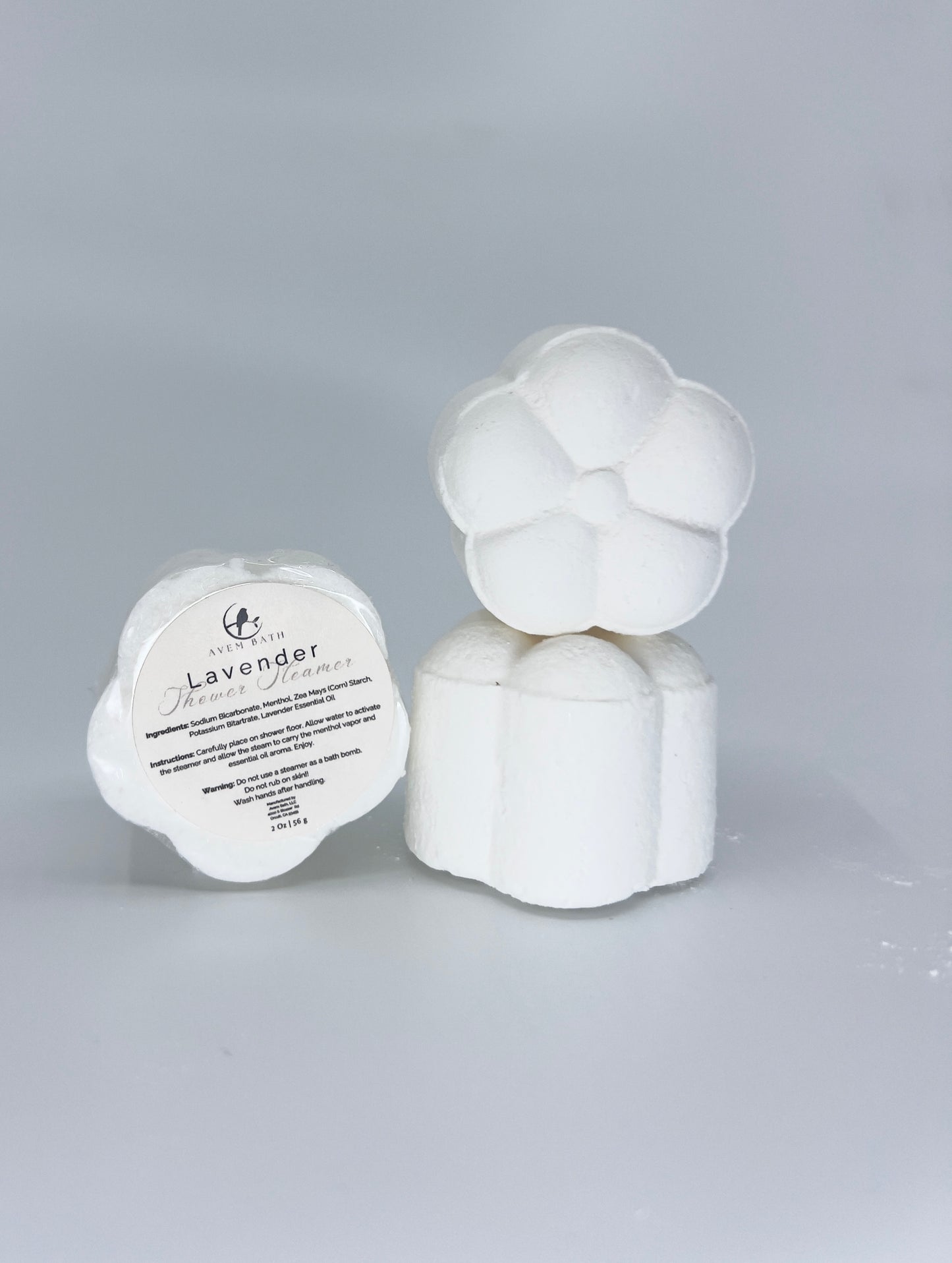 Lavender Shower Flower (Set of 3)