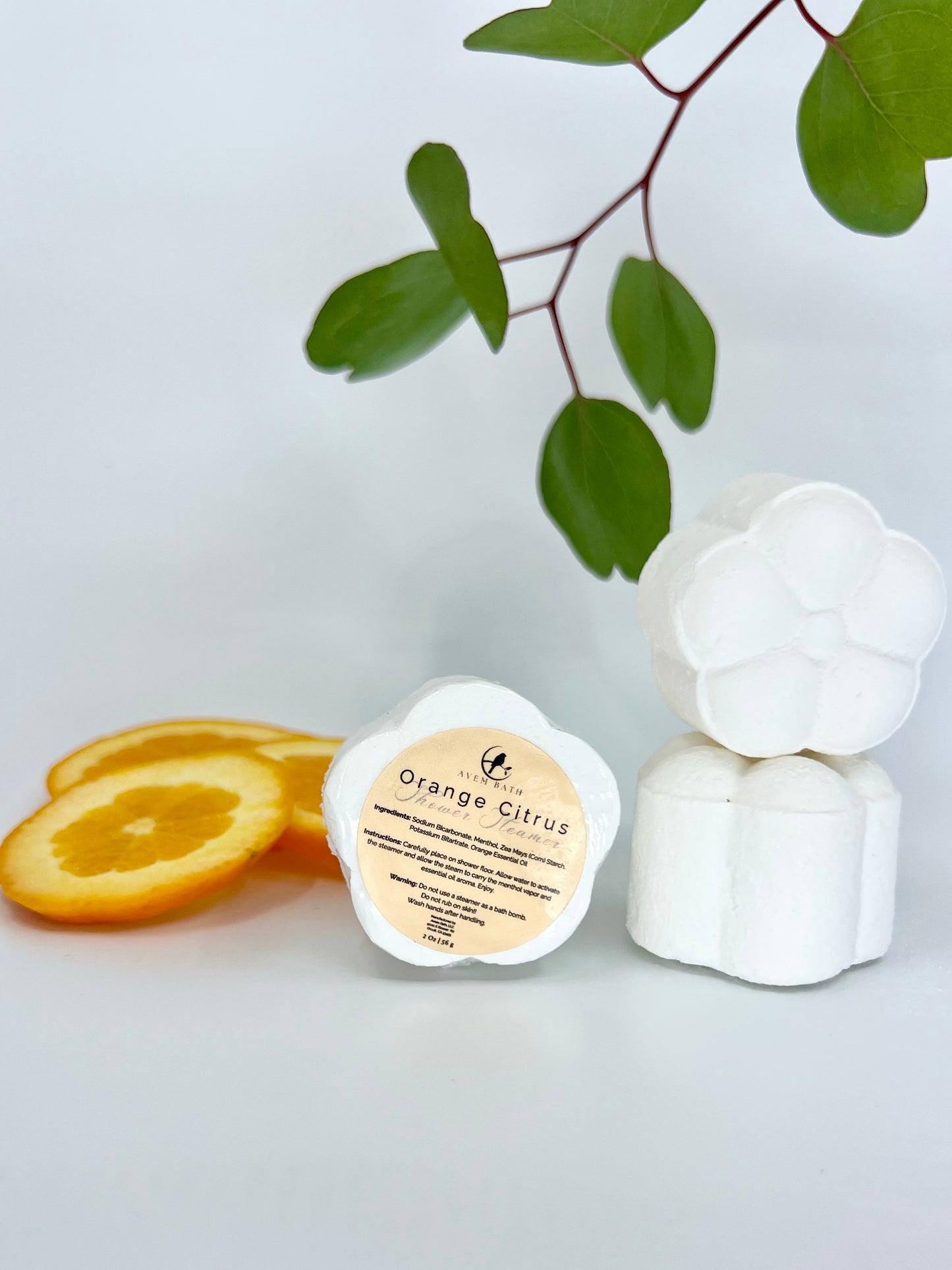 Orange Shower Flower (Set of 3)