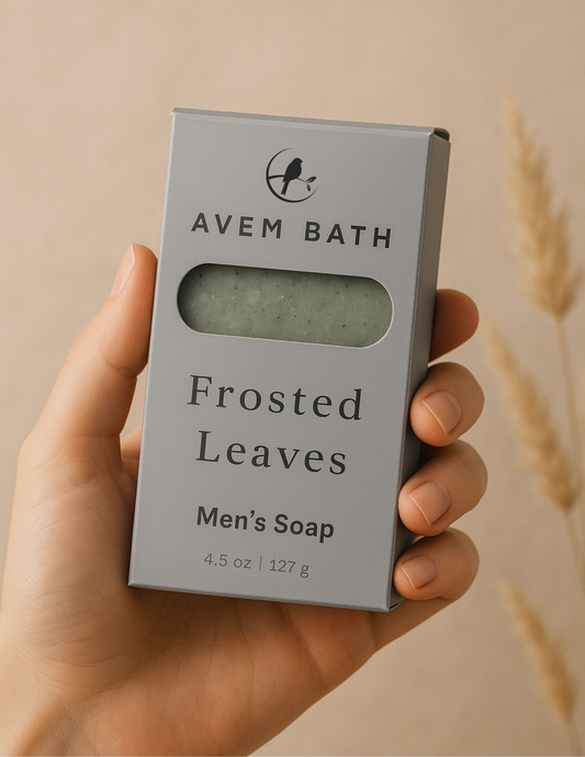 Frosted Leaves Soap